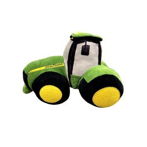 Official John Deere Soft Stuffed Plush Farm Toy 13" x 9" x 8" Green Yellow Black
